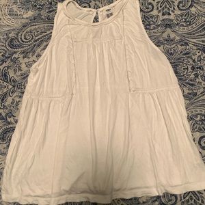 White babydoll style top